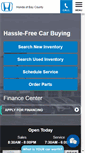 Mobile Screenshot of hondaofbaycounty.com